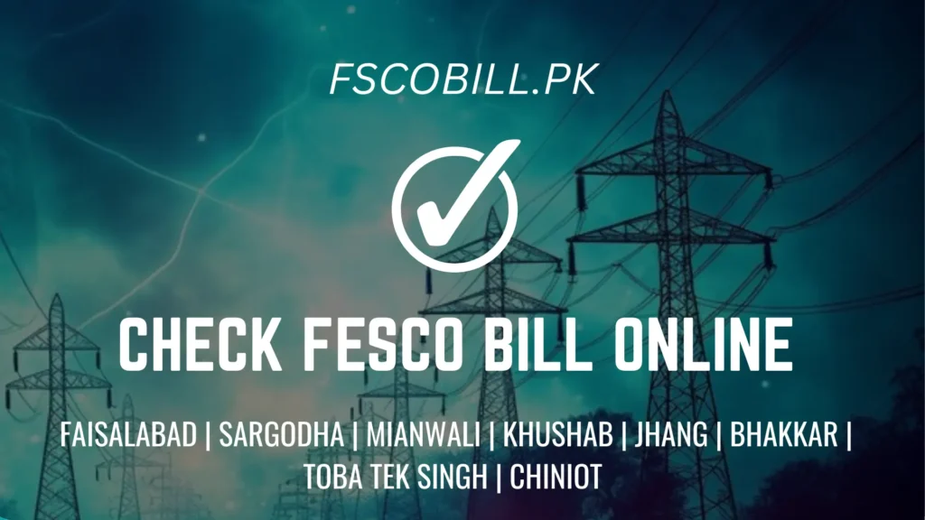 FESCO Bill Online 2 FESCO Bill Online